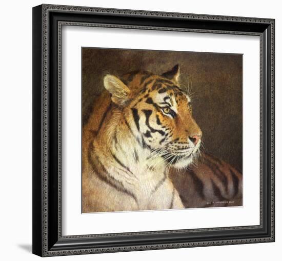 Tiger-Chris Vest-Framed Art Print