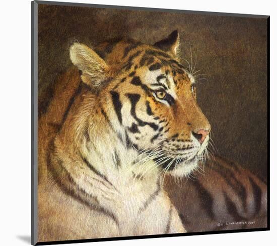 Tiger-Chris Vest-Mounted Art Print