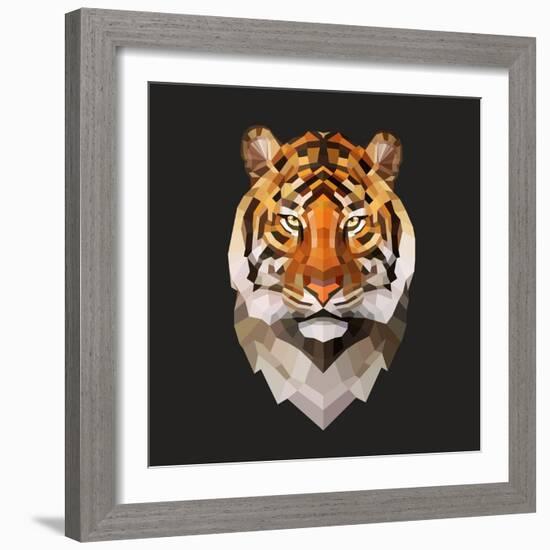 Tiger-Lora Kroll-Framed Art Print