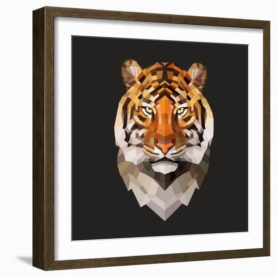 Tiger-Lora Kroll-Framed Art Print