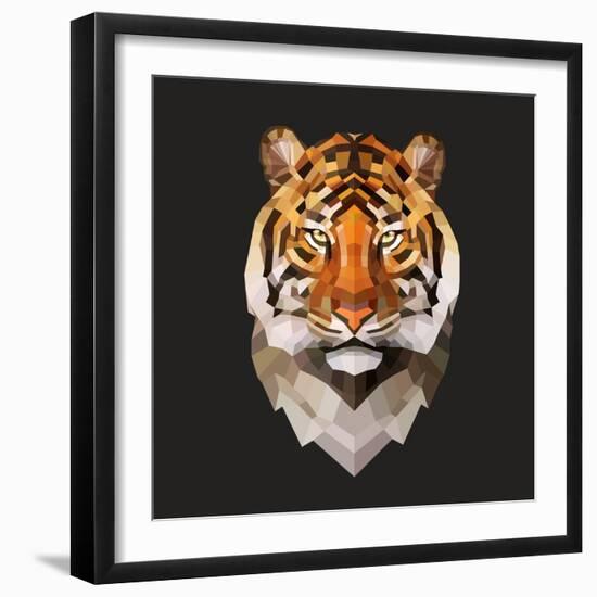 Tiger-Lora Kroll-Framed Art Print