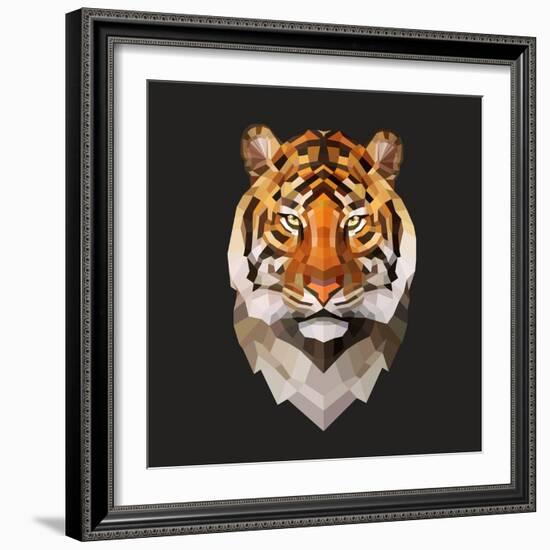 Tiger-Lora Kroll-Framed Art Print