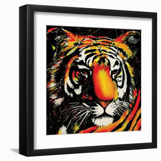 Tiger-null-Framed Art Print