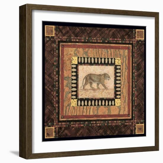 Tiger-Pamela Gladding-Framed Art Print