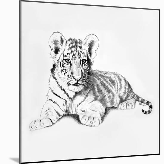 Tiger-Vivien Rhyan-Mounted Art Print