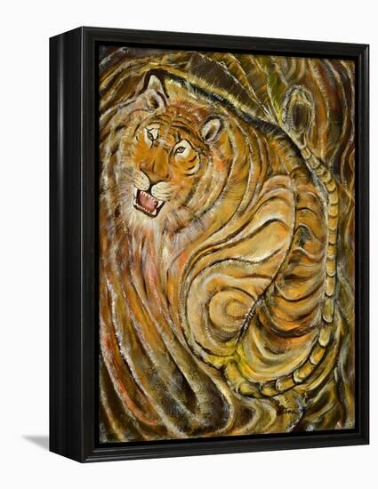 Tiger-Ikahl Beckford-Framed Premier Image Canvas