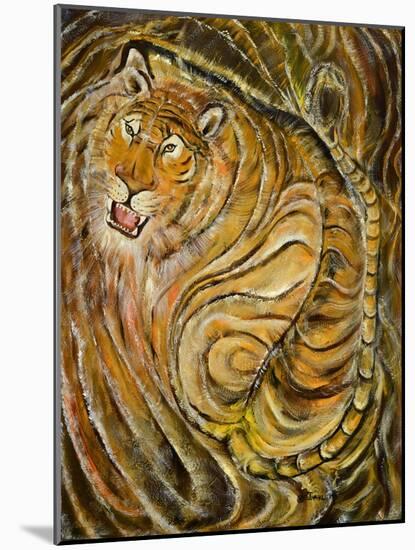 Tiger-Ikahl Beckford-Mounted Giclee Print