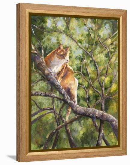 Tiger-Sarah Davis-Framed Premier Image Canvas