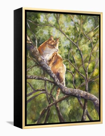 Tiger-Sarah Davis-Framed Premier Image Canvas