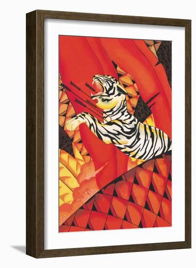 Tiger!-Frank Mcintosh-Framed Art Print