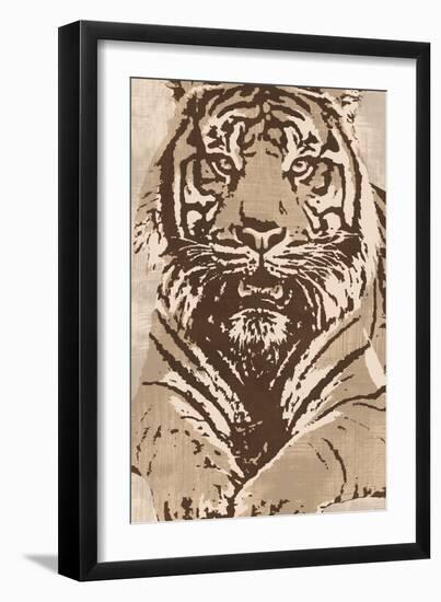 Tiger-Andrew Cooper-Framed Art Print