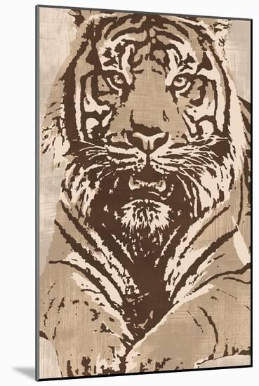 Tiger-Andrew Cooper-Mounted Art Print