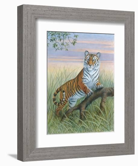 Tiger-Ron Jenkins-Framed Art Print