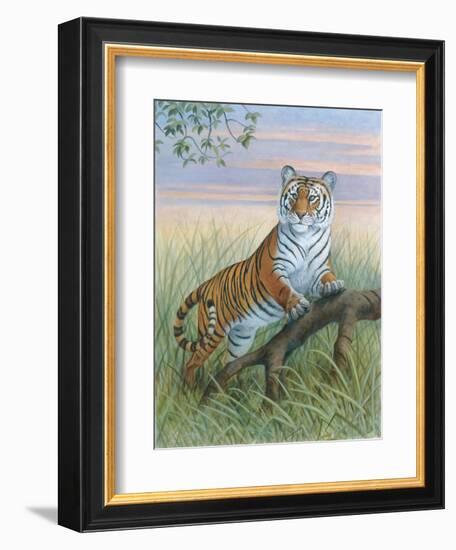 Tiger-Ron Jenkins-Framed Art Print