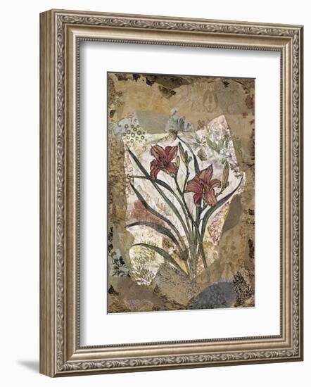 Tigerlily and Lace-David Hewitt-Framed Giclee Print