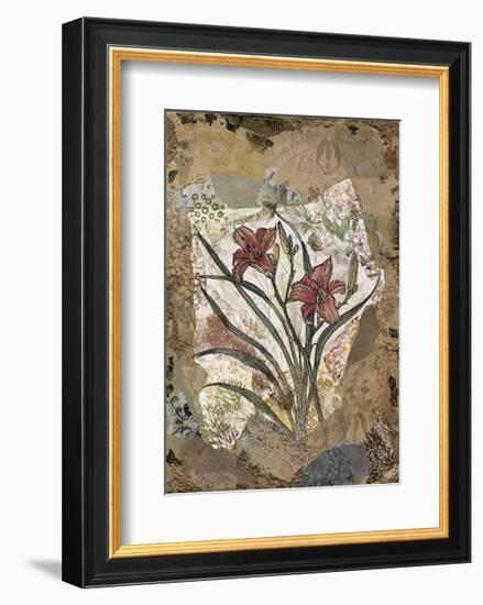 Tigerlily and Lace-David Hewitt-Framed Giclee Print