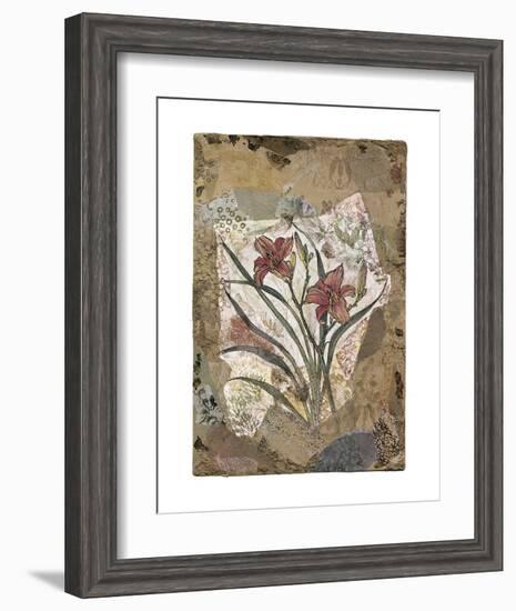 Tigerlily and Lace-Annabel Hewitt-Framed Art Print