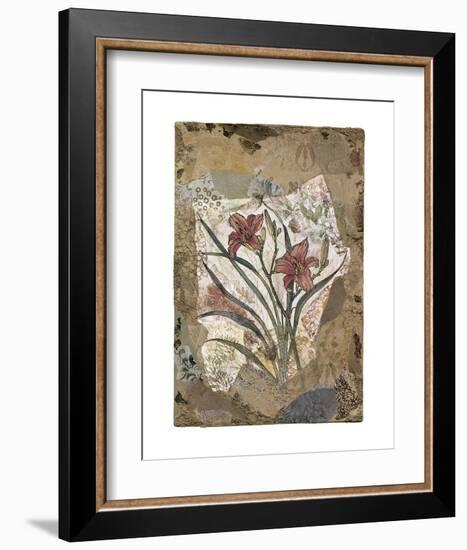 Tigerlily and Lace-Annabel Hewitt-Framed Art Print