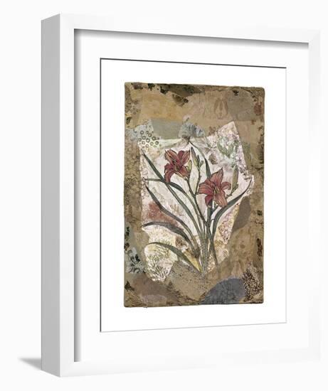 Tigerlily and Lace-Annabel Hewitt-Framed Art Print