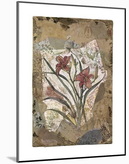 Tigerlily and Lace-Annabel Hewitt-Mounted Art Print