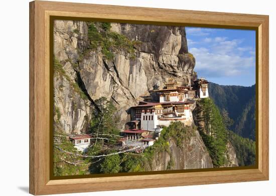 Tigers Nest (Taktshang Goemba), Paro Valley, Bhutan-Peter Adams-Framed Premier Image Canvas