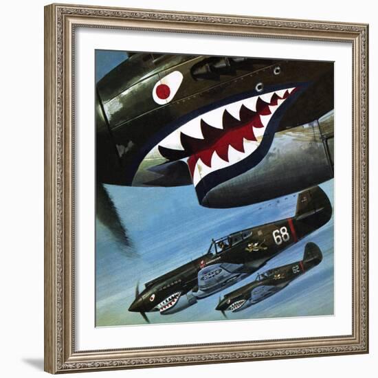 Tigers over Asia-Wilf Hardy-Framed Giclee Print