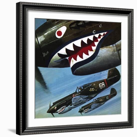 Tigers over Asia-Wilf Hardy-Framed Giclee Print