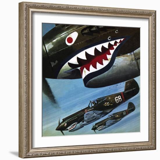 Tigers over Asia-Wilf Hardy-Framed Giclee Print