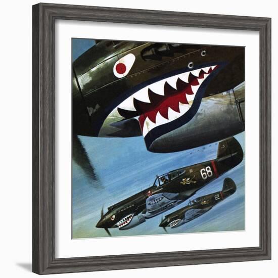 Tigers over Asia-Wilf Hardy-Framed Giclee Print