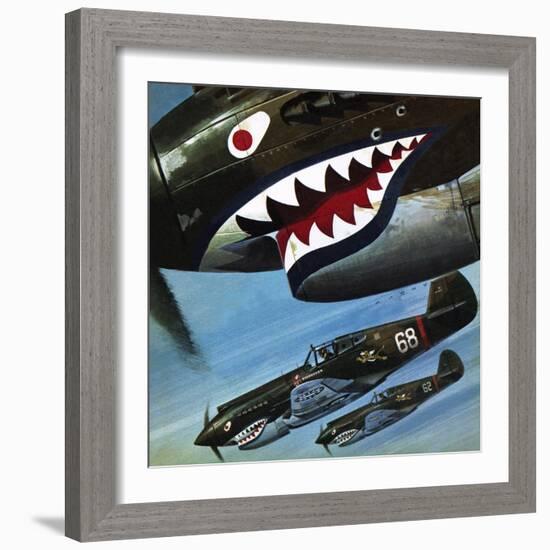 Tigers over Asia-Wilf Hardy-Framed Giclee Print