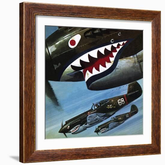 Tigers over Asia-Wilf Hardy-Framed Giclee Print