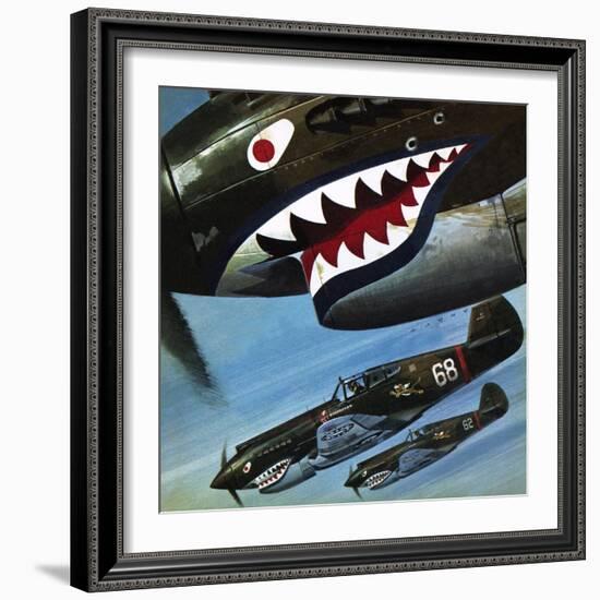 Tigers over Asia-Wilf Hardy-Framed Giclee Print