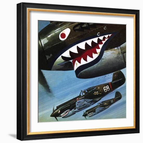 Tigers over Asia-Wilf Hardy-Framed Giclee Print