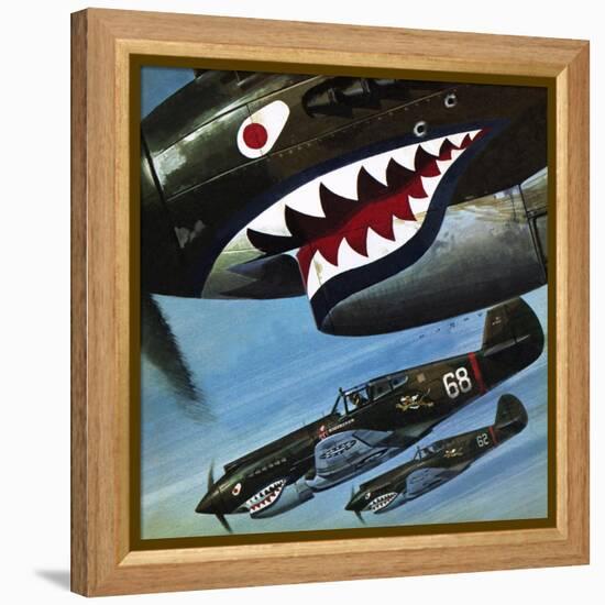 Tigers over Asia-Wilf Hardy-Framed Premier Image Canvas