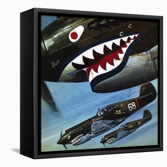 Tigers over Asia-Wilf Hardy-Framed Premier Image Canvas