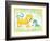 Tiggy Too-Blue Fish-Framed Art Print