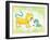 Tiggy Too-Blue Fish-Framed Art Print