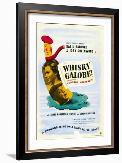 Tight Little Island, 1948 (Whisky Galore!)-null-Framed Giclee Print