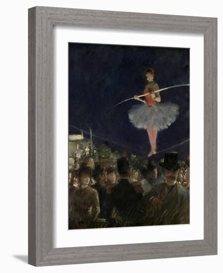 Tight-Rope Walker, C.1885-Jean Louis Forain-Framed Giclee Print