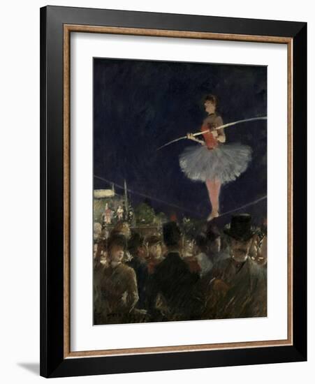 Tight-Rope Walker, C.1885-Jean Louis Forain-Framed Giclee Print