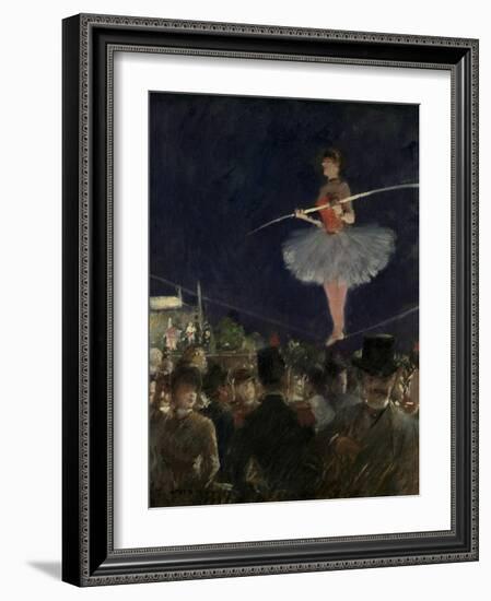 Tight-Rope Walker, C.1885-Jean Louis Forain-Framed Giclee Print