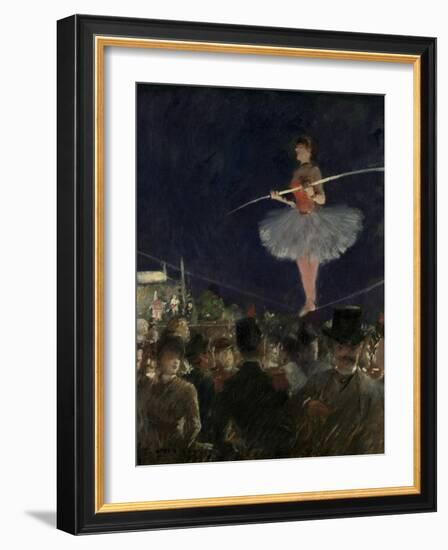 Tight-Rope Walker, C.1885-Jean Louis Forain-Framed Giclee Print