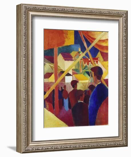 Tightrope Walker, 1914-Auguste Macke-Framed Giclee Print