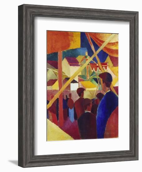 Tightrope Walker, 1914-Auguste Macke-Framed Giclee Print