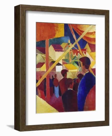 Tightrope Walker, 1914-Auguste Macke-Framed Giclee Print