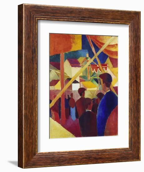 Tightrope Walker, 1914-Auguste Macke-Framed Giclee Print