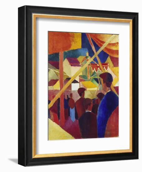 Tightrope Walker, 1914-Auguste Macke-Framed Giclee Print