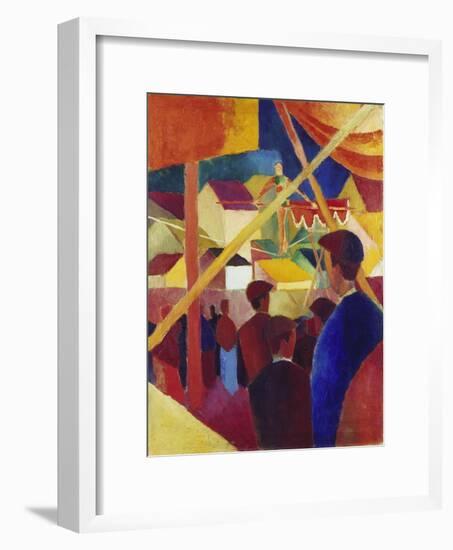 Tightrope Walker, 1914-Auguste Macke-Framed Giclee Print