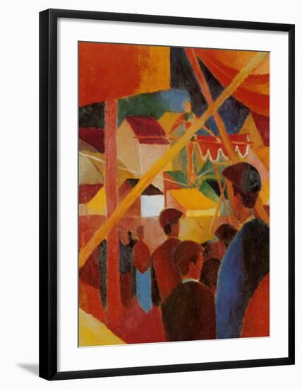 Tightrope Walker-Auguste Macke-Framed Art Print