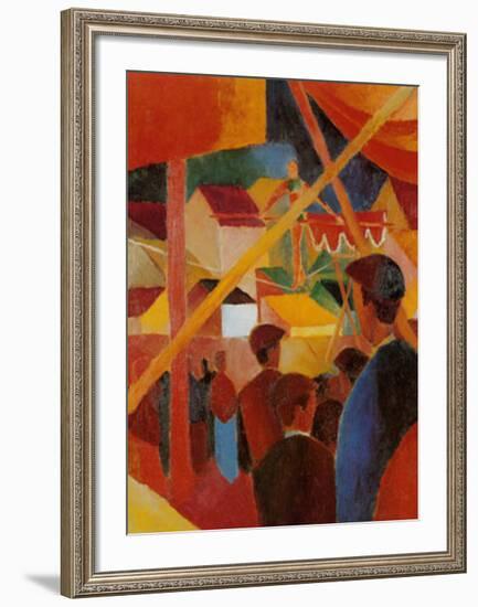 Tightrope Walker-Auguste Macke-Framed Art Print